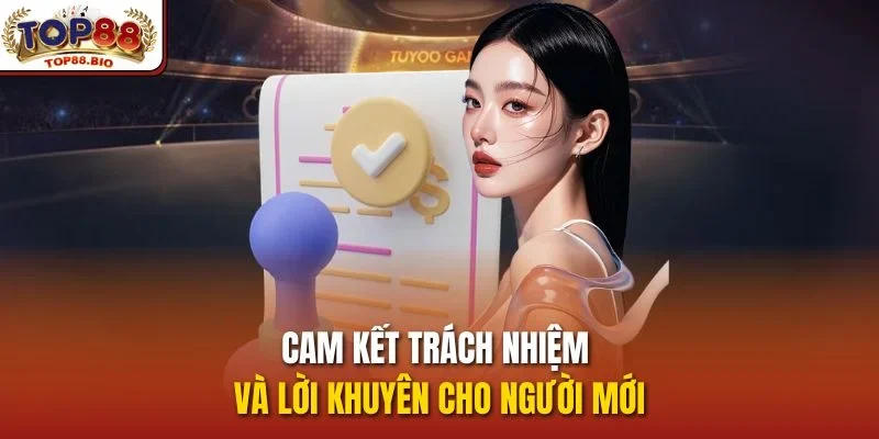 Cam kết trách nhiệm và lời khuyên cho người mới