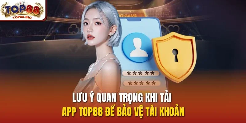 Lưu ý quan trọng khi tải app top88 để bảo vệ tài khoản